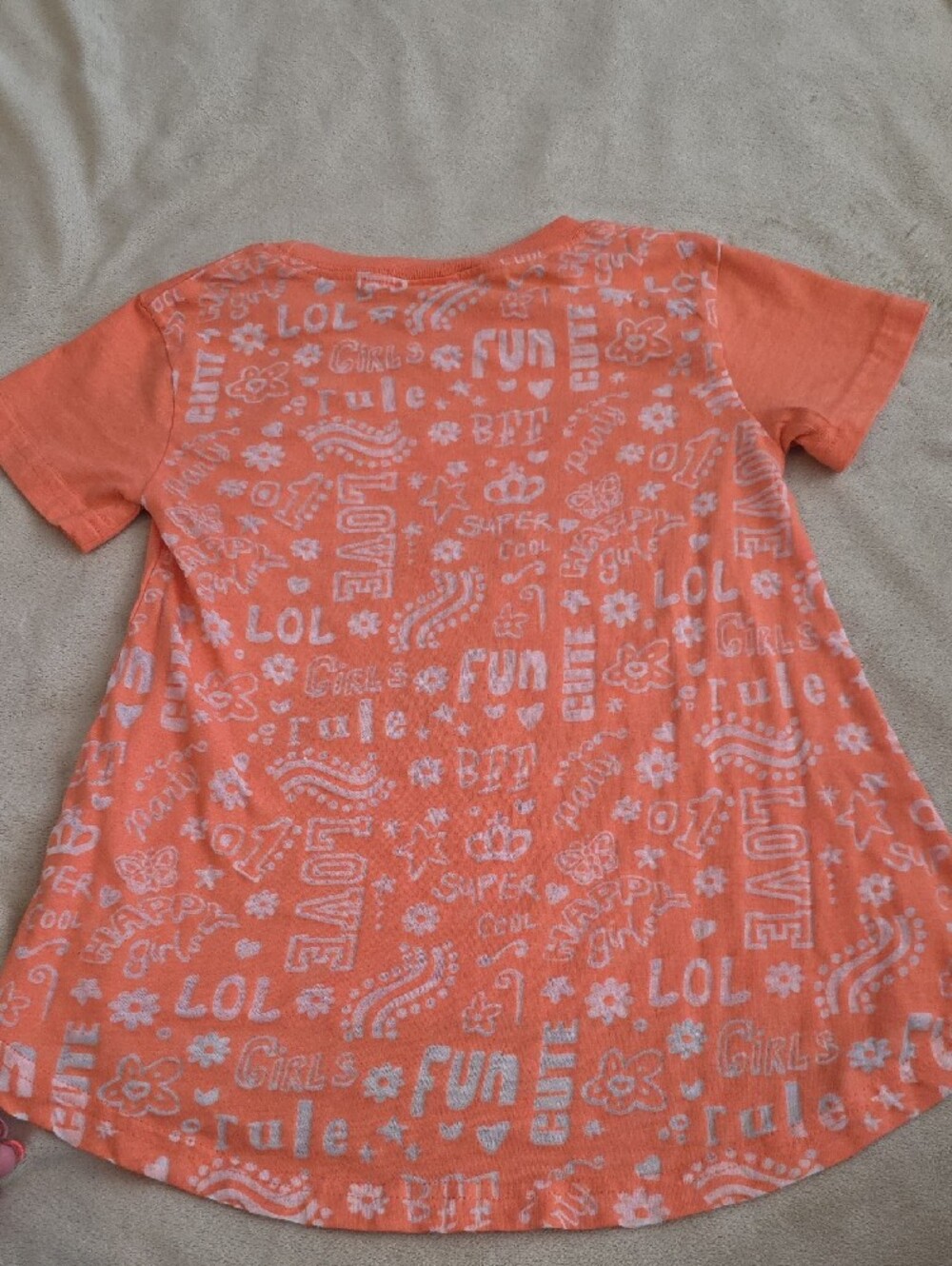 Kids Orange New Orleans Gator Graphic Tee - Picture 6 of 6